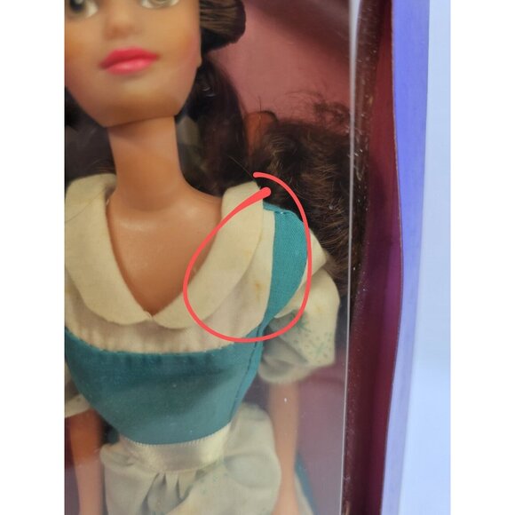 Vintag 1990's Disney Classics Belle From Beauty And The Beast Doll New Open Box - Picture 7 of 8